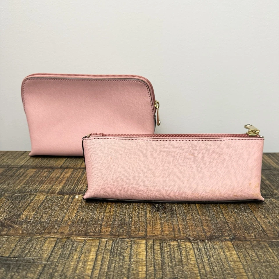 Henri Bendel West 57th косметический чехол комплект румяна розовый сафьяновой кожи - Изображение 2 из 4