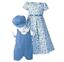 thumbnail 1 - Boutique Girls Easter Dress 16 French Blue Floral Bows Therese WOODEN SOLDIER