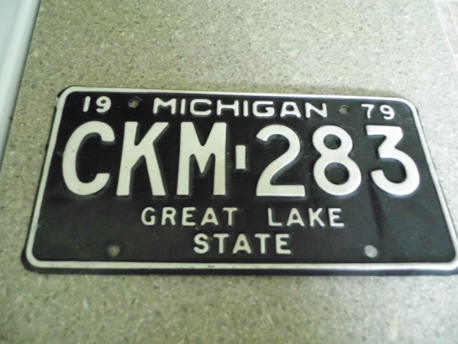 Vintage 1979 Michigan Farm Plate CKM283 eBay