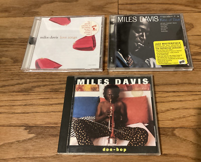 Miles Davis CDs (lot of 3) - Doo-Bop, Kind of Blue, Love Songs