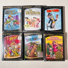 NEW Hanna-Barbera DVD Lot of 6 - Huckleberry Flintstones Yogi Top Cat Penelope