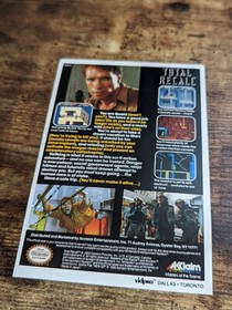 Aut&eacute;ntico Vidpro Total Recall KayBee Toys R Us NES Nintendo Schwarzenegger Retro