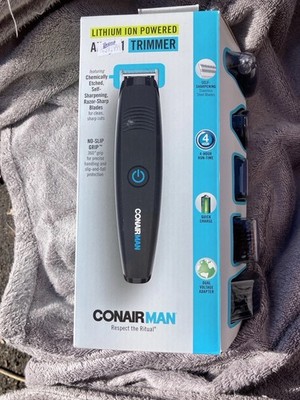 ConairMAN Lithium Ion All-In-1 Trimmer Black Cordless Self-Sharpening Blades