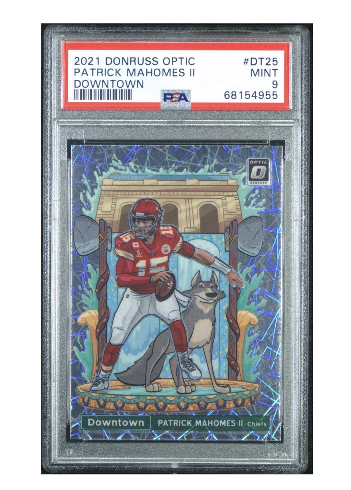 2021 Panini Donruss Optic - Downtown Patrick Mahomes II #DT-25 PSA 9