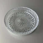 Vintage Waterford Crystal Alana Wine Bottle Coaster 5" Diameter Round Signed