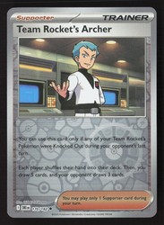 Team Rocket's Archer 170/182 Destined Rivals Reverse Holo