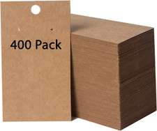 400 Pack Earring Cards - Earring Display Cards - Hanging Earrings - Bulk Cards