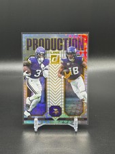 2025 Donruss Football Production Line No. 4 Jordan Addison/Justin Jefferson