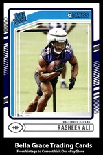 2024 Donruss Rasheen Ali #347 Baltimore Ravens Rated Rookie NFL Football