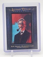 SIR HENRY BASKERVILLE 2024 UD GOODWIN CHAMPIONS LITERARY CLASSIC PATCHES Q3474