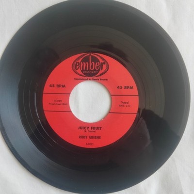 Rudy Greene   Juicy Fruit / You're The One For Me 7'' 45rpm Reissue