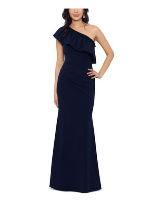 green emerald velvet dress Betsy & Adam Plus Size V-Neck Long Dress - Dark Slate