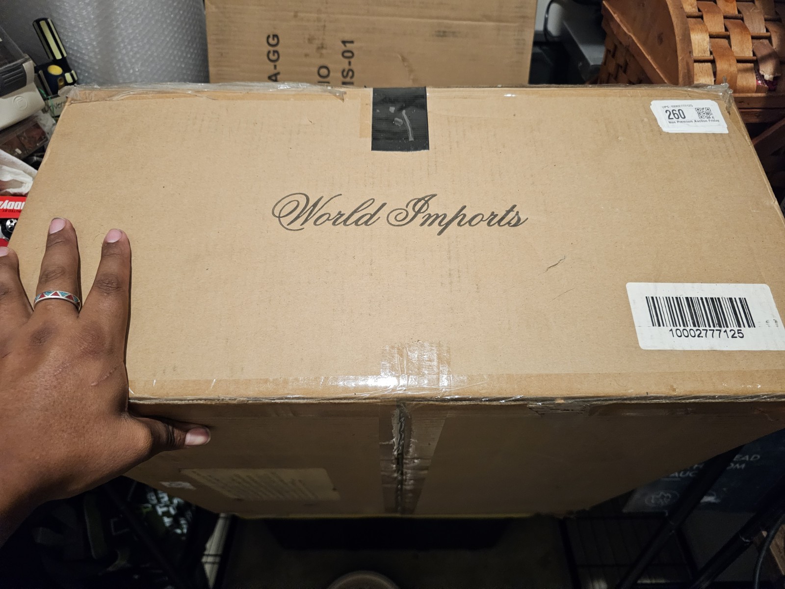 World Imports Elysia Collection 3-Light Antiqued Gold Flush Mount Light