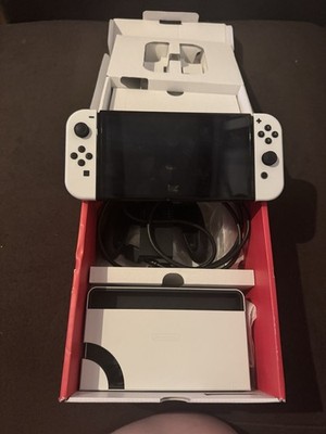 Nintendo Switch OLED-Modell HEG-001 64GB Handheld-Spielekonsole - Weiß