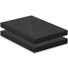 Thermoform Molding Foam Sheets 12x8x1 Black for Holster Sheath DIY 2 Pack