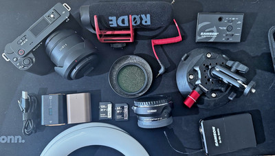Sony ZV-E1 + 11mm f/1.8 Lens FULL Creator Kit | 2x Mics, Lights, SD Cards + More