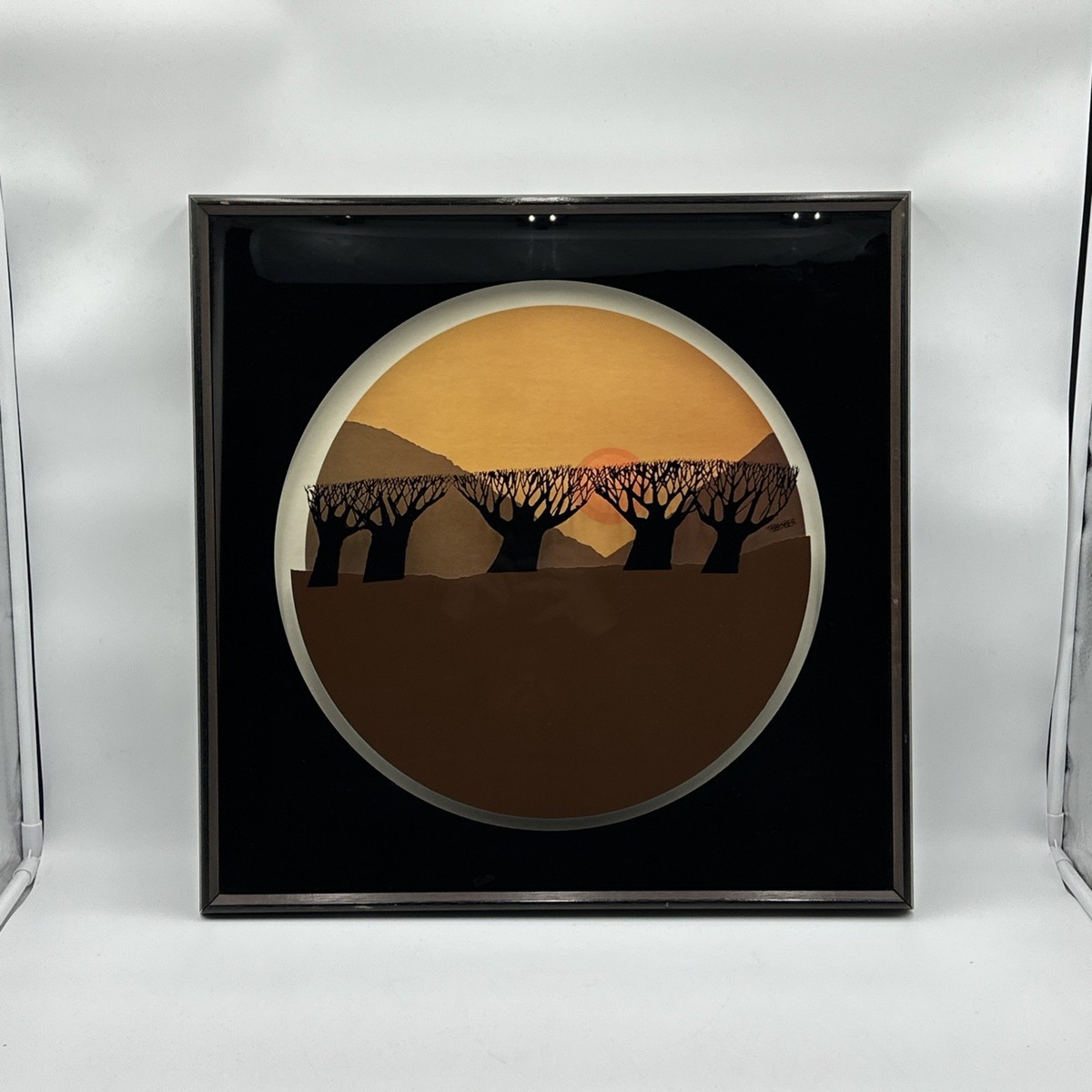Vintage Virgil Thrasher Lucid Lines 1361 Five Trees Mid-Century