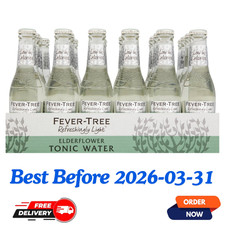 Fever-Tree Refreshingly Light Elderflower Tonic Water 24 x 200ml Cheap Price