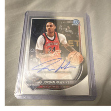 Topps Jordan Hawkins New Orleans Pelicans Bowman Chrome Autograph Card #BCA-JH