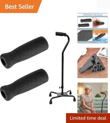 Foam Cane Handle Grip Replacement Offset Walking Hand Foam Handle for Bicycle...
