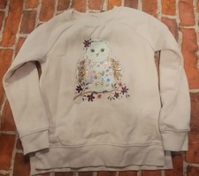 Sonoma Girls Sequin Owl Sweatshirt Sz 7