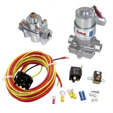 Summit Racing Holley 12-802-1 Blue Electric Fuel Pump 30 Amp Relay Kit Combo