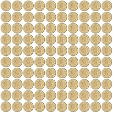 Swaziland 1 Lilangeni, 2008, KM #45, Mint X 100 PCS