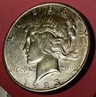 1923-S $1 Peace Silver Dollar .. BIN @ MELT PX*