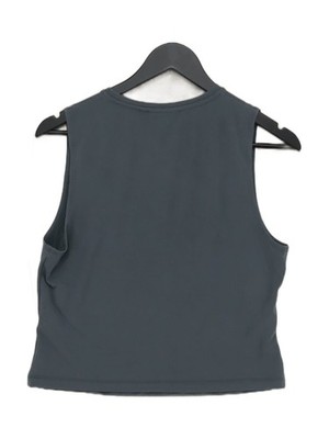 Weekday Women's T-Shirt L Grey Lyocell Modal with Polyester, Elastane Basic