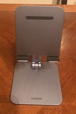 UGREEN LP134 Adjustable Aluminum Metal Tablet Stand Holder P/N 40333 Gray