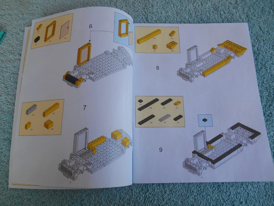 Sluban m38-b0333 building brick set. School Bus and School House MANUAL ONLY! - Image 3 of 4