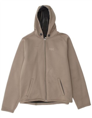 HELLY HANSEN Herren Windbreaker Jacke mit Kapuze UK 40 Large Grau Polyester HF04