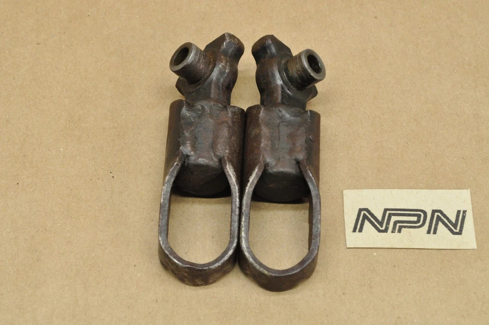 Vintage OEM Honda MR175 MT250 XL175 XL250 Z50 Foot Peg Rest Lot 50642-130-670 - Image 2 of 4