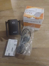 New WiFi Extender with Ethernet Port,WiFi Booster Extender up to 300Mbps Speed S