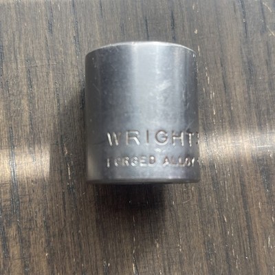 Wright Tools 3124 3/4'' 12 Point 3/8-Inch Short Socket Made In USA W/ Pin Hole