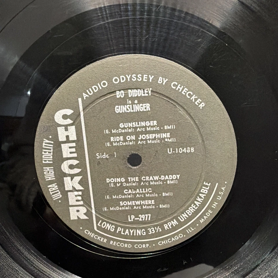Bo Diddley – Bo Diddley Is A Gunslinger - 1960 Vinyl LP - Checker - MONO - VG - Image 4 of 4