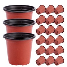 120 Pcs Plastic Flower Growing Pots Small Nursery Pots for Garden Plant Care