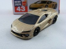 Lamborghini Temerario in gold, Takara Tomy Tomica #43, 1/64