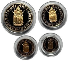 1989 Sovereign 500TH ANNIVERSARY gold proof 4 coin set