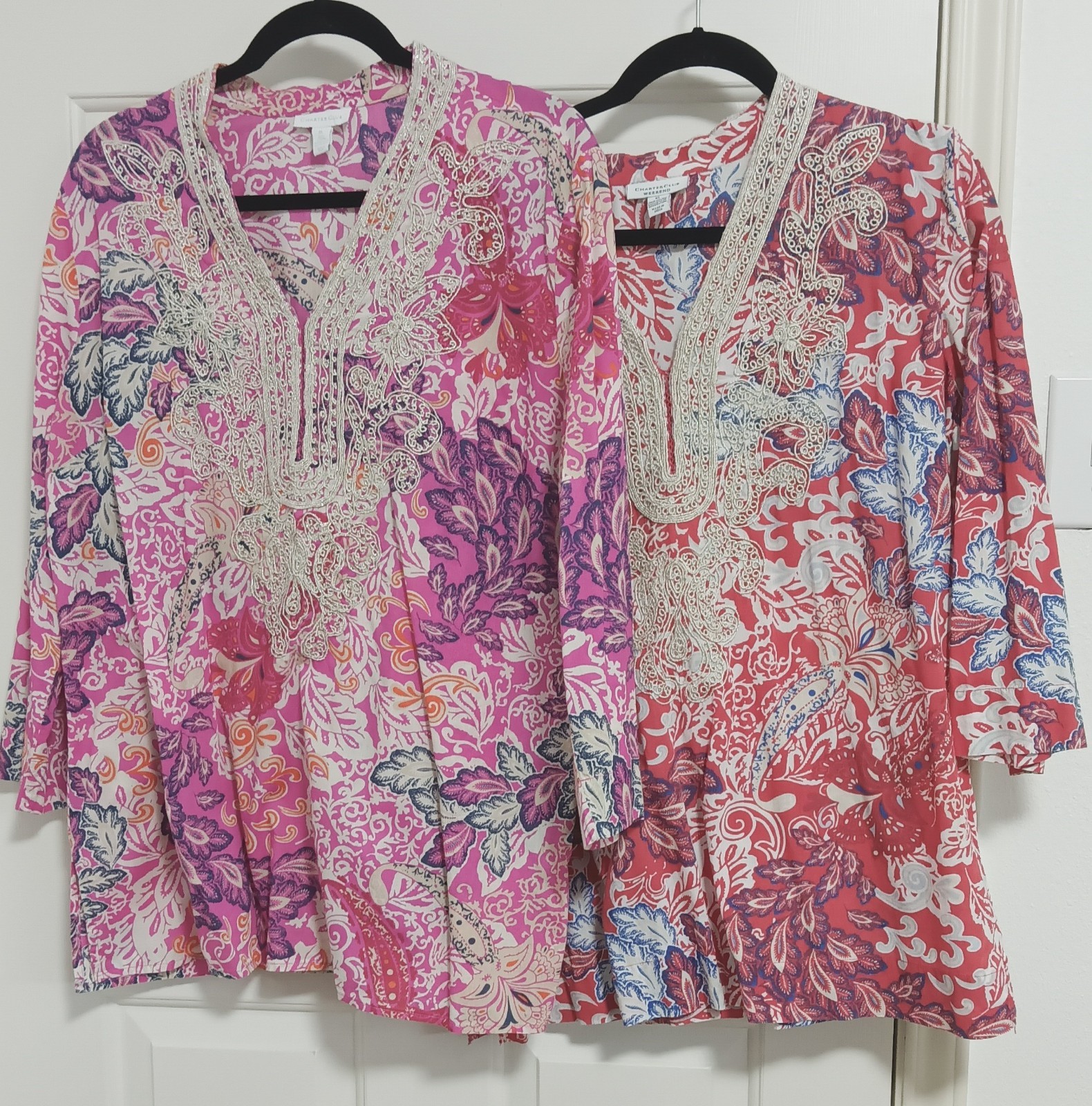 Charter Club Tunic Blouses - Lot of 2 - Both Xl