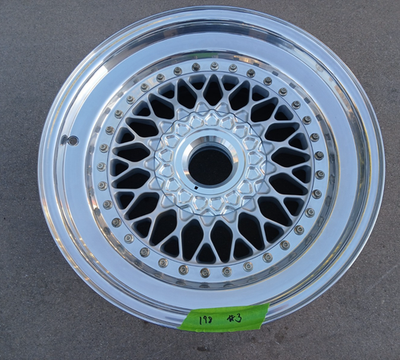 BBS RS198 3-Piece 17x8.5 Authentic Step Lip 34 Hole Wheel for BMW