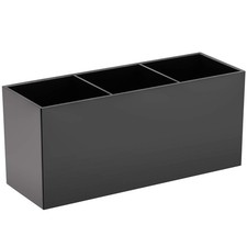 Tmax Makeup Brush Holder Organizer Cosmetic Brushes Container Storage 3 Slots Gr