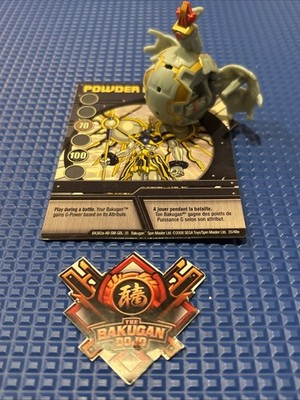 Bakugan New Vestroia Haos   Nemus 450G + Blue Ability Card Powder Keg