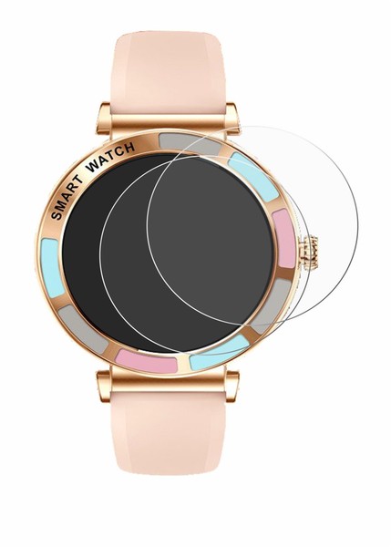 "2X ScreenLeaf Displayschutzfolie FüR Bekomiya Smartwatch 1.27\" Nachhaltig "-image