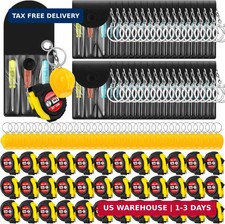 Jutom 108 Pcs Mini Construction Helmet Keychains Tape Screwdrivers Tool Adult Me