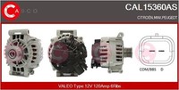 Casco CAL15360AS Lichtmaschine Generator FüR CitroËN Mini Peugeot