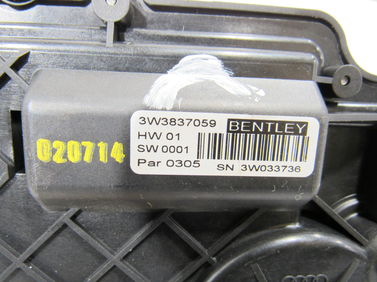 12-18 Bentley Continental GT W12 2015 Right Pass Door Lock Latch Actuator ; :A