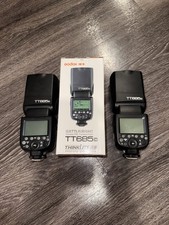 Godox TT685C II E-TTL speedlight for Canon - Lot of 3
