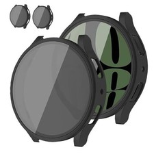 2 Pack Case for Samsung Galaxy Watch 6 Screen Protector 40mm 44mm,Privacy HD