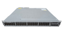 Cisco WS-C3850-48P-L 48 Port Gigabit PoE Switch w/ NM-2-10G Network Module